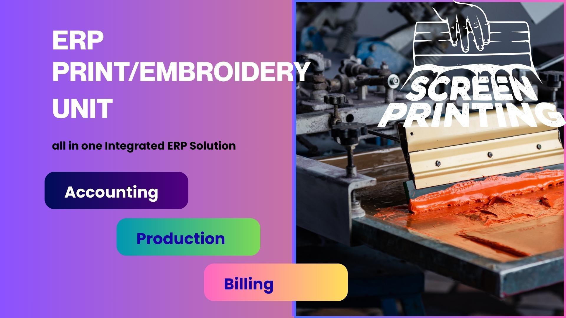 Print & Embroidery ERP
